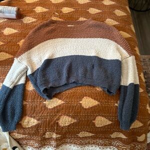 Color block size medium sweater